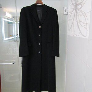 TOMBOLINI Loro Piana Cashmere & Wool Full Length Coat---Sz 46/8---Retailed $1600